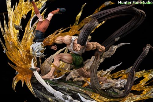 【In stock】Hunter x Hunter Gon vs Neferpitou SHIPPING INCLUDED GK Statue Resin Hunter Fan Studio 