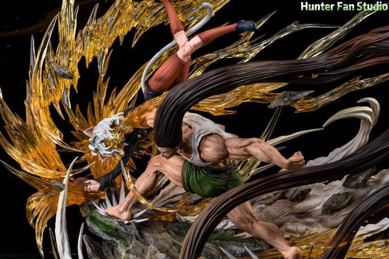 【In stock】Hunter x Hunter Gon vs Neferpitou SHIPPING INCLUDED GK Statue Resin Hunter Fan Studio 