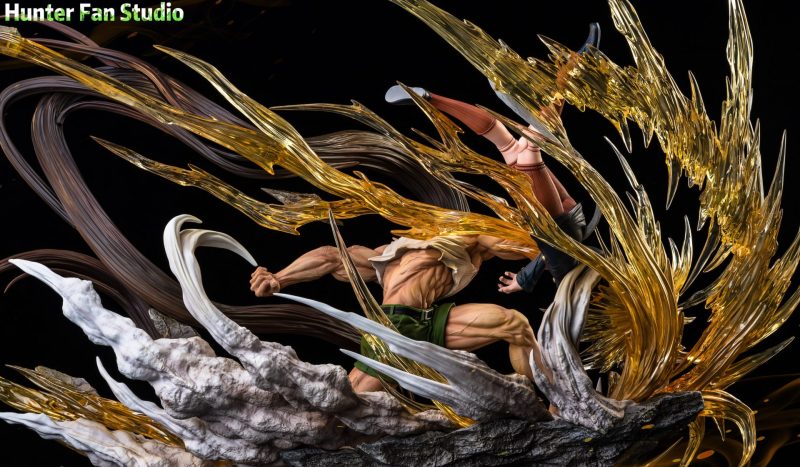 【In stock】Hunter x Hunter Gon vs Neferpitou SHIPPING INCLUDED GK Statue Resin Hunter Fan Studio 