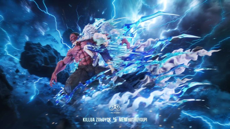 【Pre-order】Hunter x Hunter Killua VS Menthuthuyoupi GK Resin Statue 1/6 Scale PG Studio
