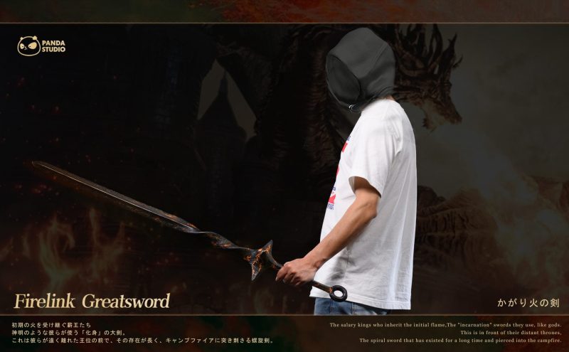【Pre-order】 Elden Ring FireLink Greatsword Sword Resin Statue 1/1 Scale Panda Studio