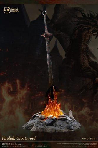 【Pre-order】 Elden Ring FireLink Greatsword Sword Resin Statue 1/1 Scale Panda Studio
