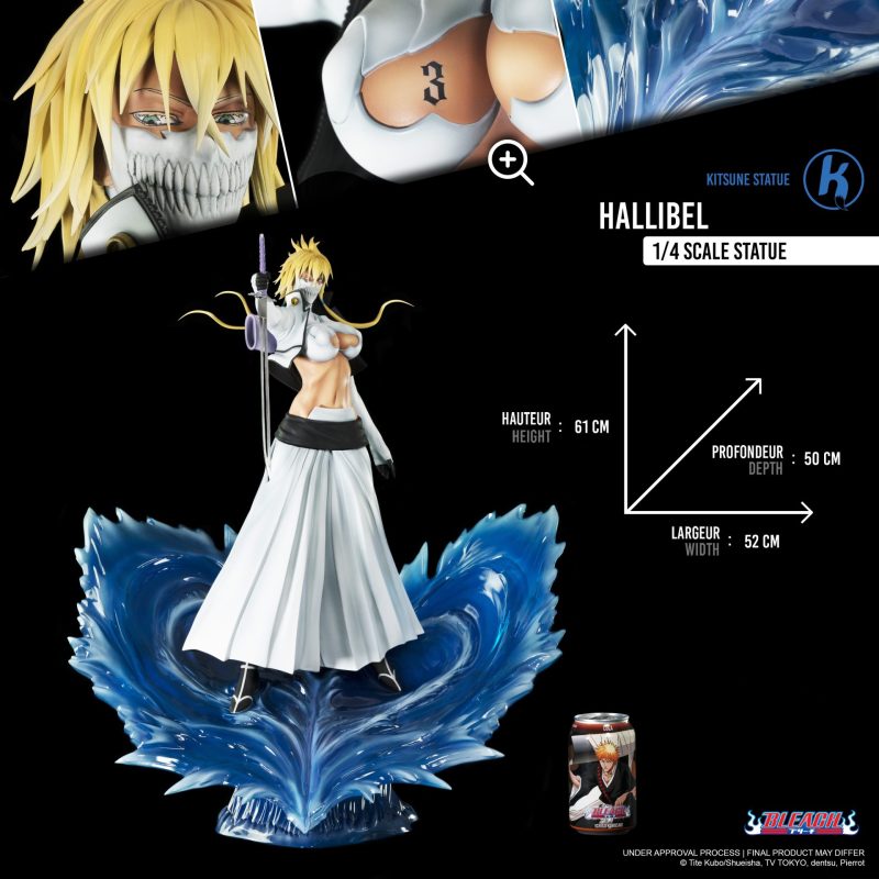 【Pre-order】Bleach Harribel Resin Statue 1/4 Scale Kitsune Studio