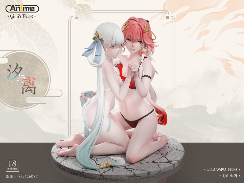 【Pre-order】Wuthering Waves Changli & Jinhsi GK Resin Statue 1/6 Scale God Pan Studio