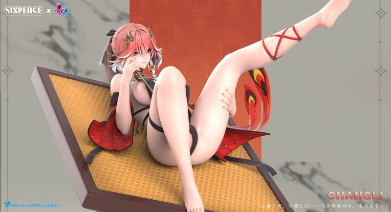 【Pre-order】Wuthering Waves Changli GK Resin Statue 1/6 Scale Six Pence x POP Studio