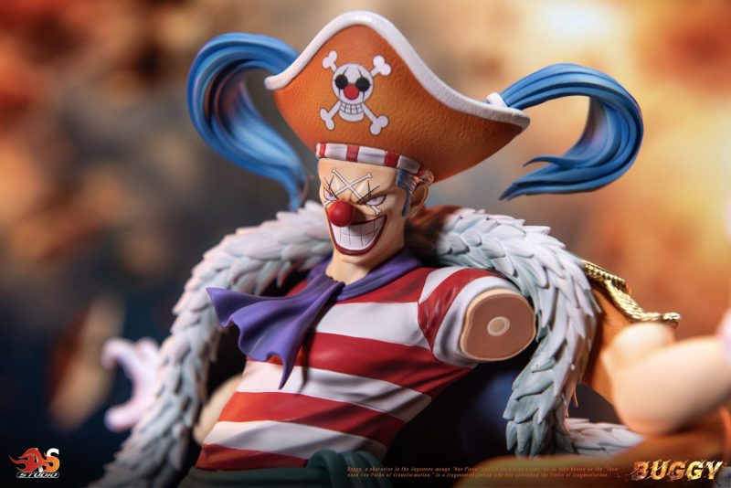 【Pre-order】One Piece Buggy GK Resin Statue POP Scale AS Studio