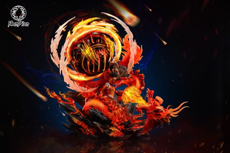 【Pre-order】One Piece Luffy vs Kaido GK Resin Statue Burning Point Randian Studio