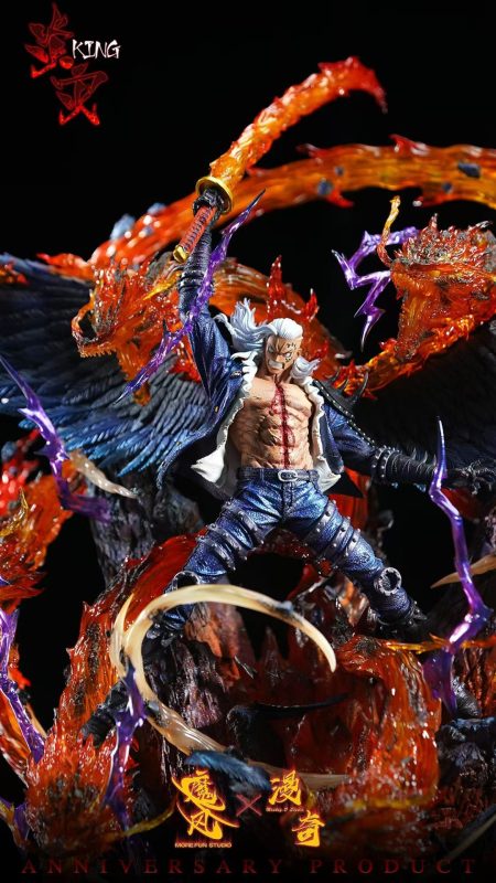 【Pre-order】One Piece King the Wildfire Resin Statue More Fun Studio x Monkey D. Studio