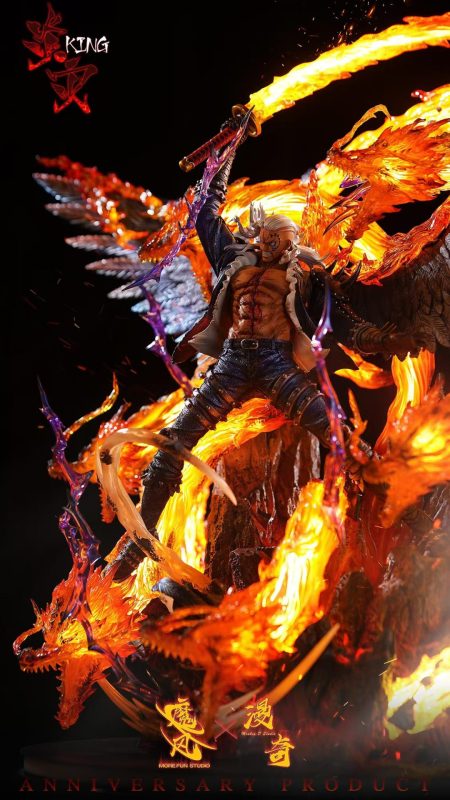 【Pre-order】One Piece King the Wildfire Resin Statue More Fun Studio x Monkey D. Studio