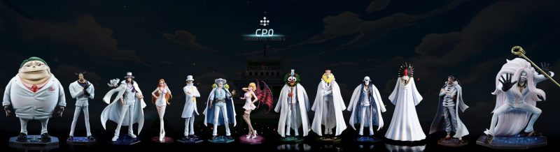 【Pre-order】One Piece CP0 Blueno & Fukurou GK Resin Statue Black Studio