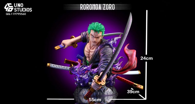 【Pre-order】One Piece Roronoa Zoro GK Resin Statue 1/4 Scale UNO Studio