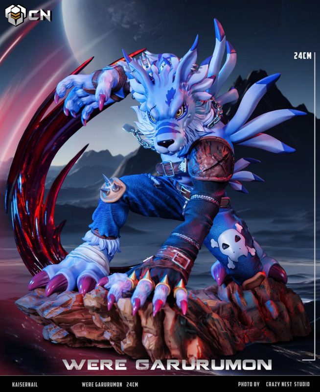 【Pre-order】Digimon Were Garurumon GK Resin Statue Crazy Nest Studio