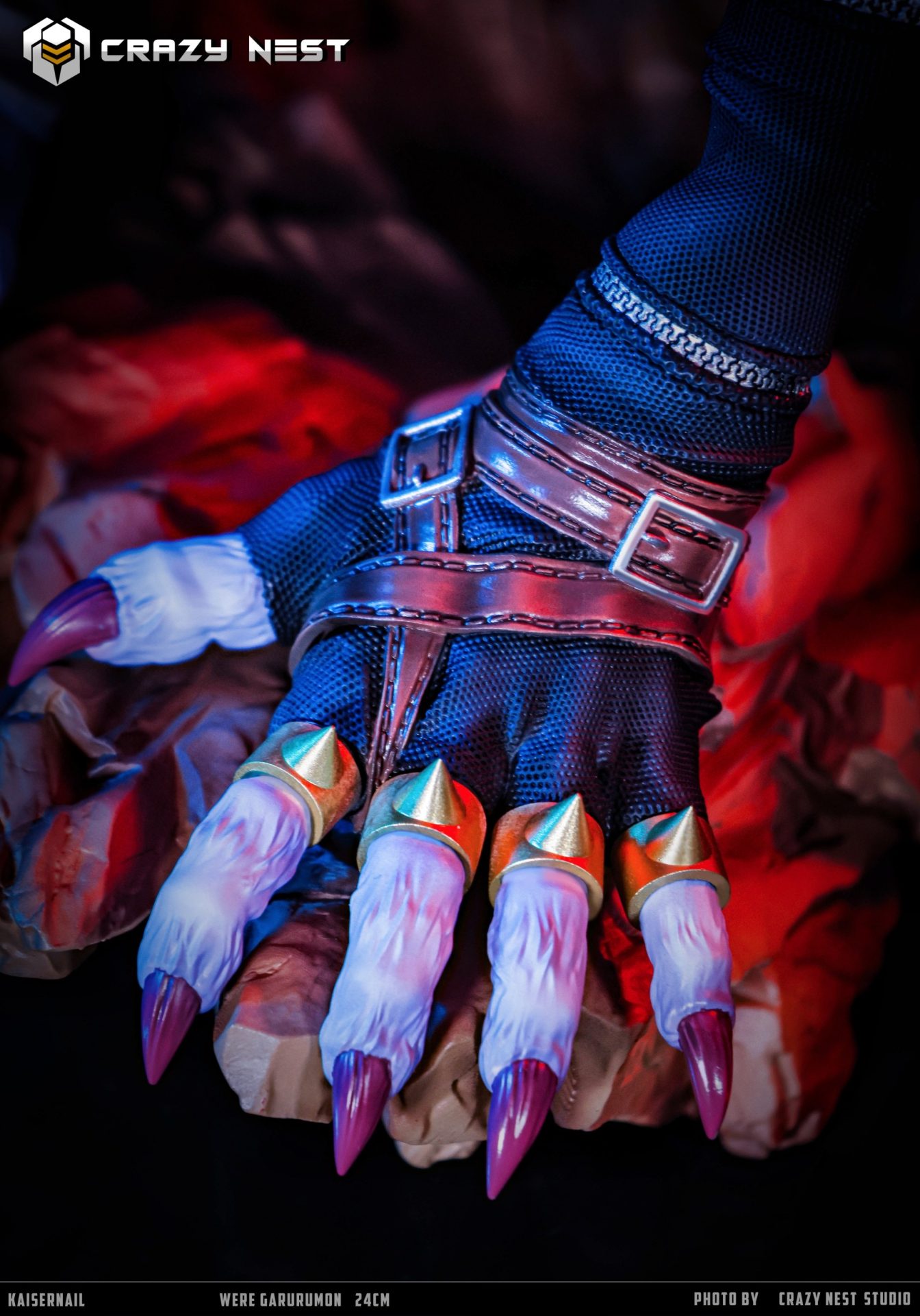 【Pre-order】Digimon Were Garurumon GK Resin Statue Crazy Nest Studio ...