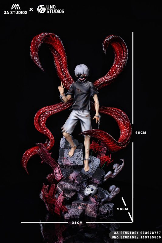 【Pre-order】Tokyo G Ken Kaneki GK Resin Statue 1/6 Scale UNO Studio x 3A Studio