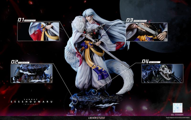 【Pre-order】Sesshomaru GK Resin Statue 1/4 & 1/6 Scale LSEVEN Studio
