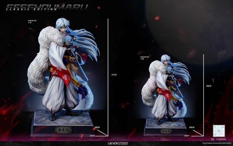 【Pre-order】Sesshomaru GK Resin Statue 1/4 & 1/6 Scale LSEVEN Studio