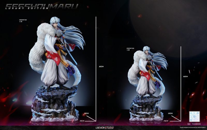 【Pre-order】Sesshomaru GK Resin Statue 1/4 & 1/6 Scale LSEVEN Studio