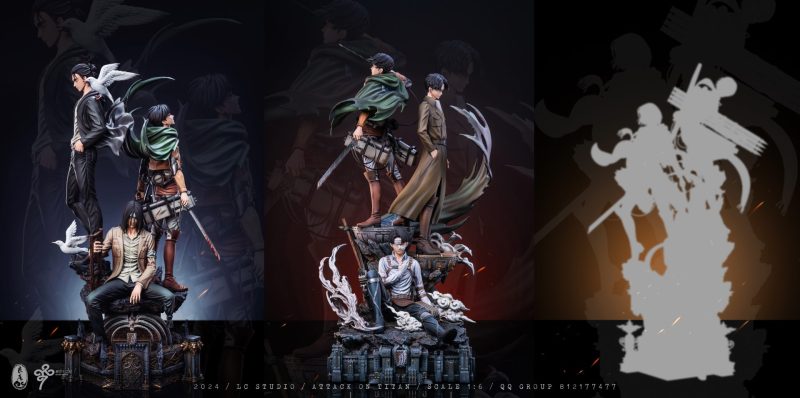 【Pre-order】AOT Series Memories of Levi Ackerman GK Resin Statue 1/6 Scale LC Studio