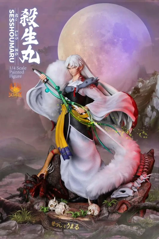 【In stock】Inuyasha Sesshomaru GK Resin Statue 1/4 Scale Fire Phoenix Studio