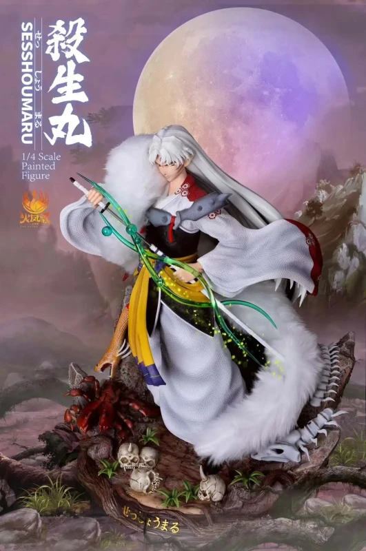 【In stock】Inuyasha Sesshomaru GK Resin Statue 1/4 Scale Fire Phoenix Studio