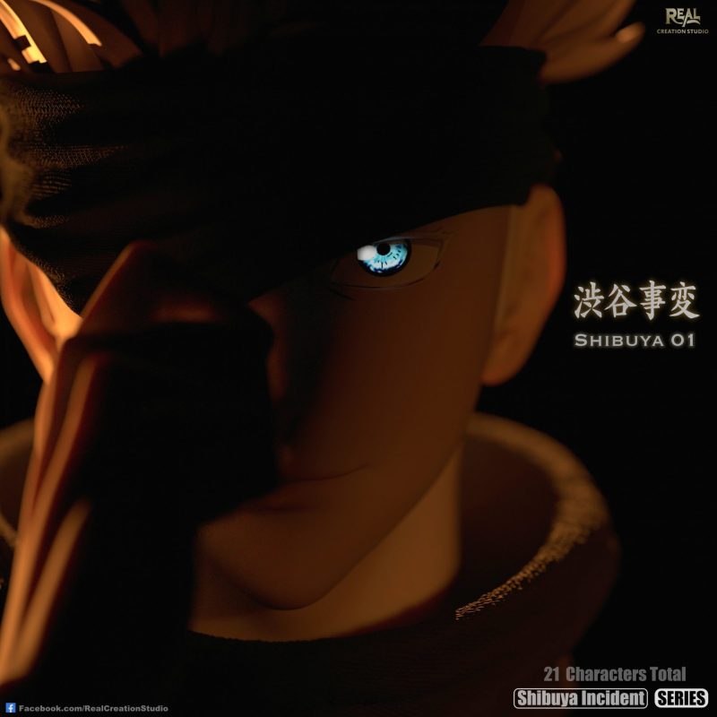 【Pre-order】Jujutsu Kaisen Shibuya Incident Series #1 Satoru Gojo & Kenjaku GK Statue Resin 1/6 Scale Real Creation Studio