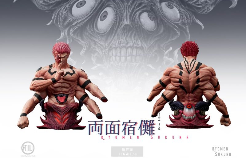 【Pre-order】Jujutsu Kaisen Ryomen Sukuna GK Statue Resin 1/6 & 1/4 Scale Initial Aspiration Studio