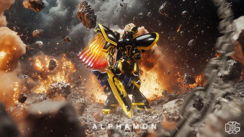 【Pre-order】Digimon Royal Knights Alphamon GK Resin Statue DIGITAL TOY Studio