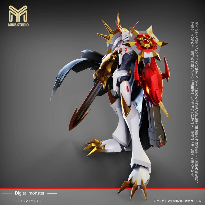 【Pre-order】Digimon Omegamon GK Resin Statue Mine Studio
