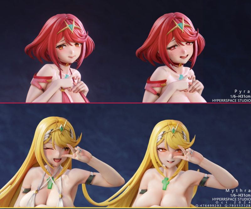【Pre-order】Xenoblade Mythra & Pyra GK Resin Statue 1/6 scale Hyperspace studio
