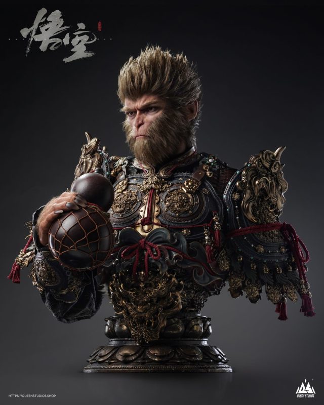 【Pre-order】Black Myth WuKong Bust Resin Statue 1/1 Scale Queen Studio