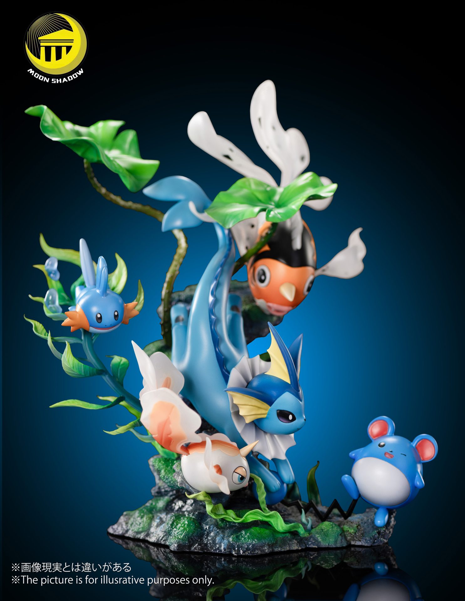 Pokemon Natural Series Water type Natural Scene Resin Statue - Moon Shadow Studio [Pre-Order Closed] main image 1