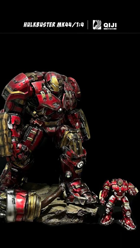 【Pre-order】Marvel Hulkbuster mk44 Resin Statue 1/4 Scale QiJi Studio