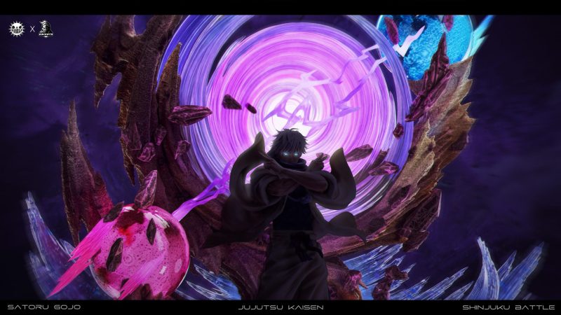 【Pre-order】S01 Gojo Satoru Battle of the Demon Realm Shinjuku Statue Resin 1/6 Scale ZanyJoke Studio & Temple Studio