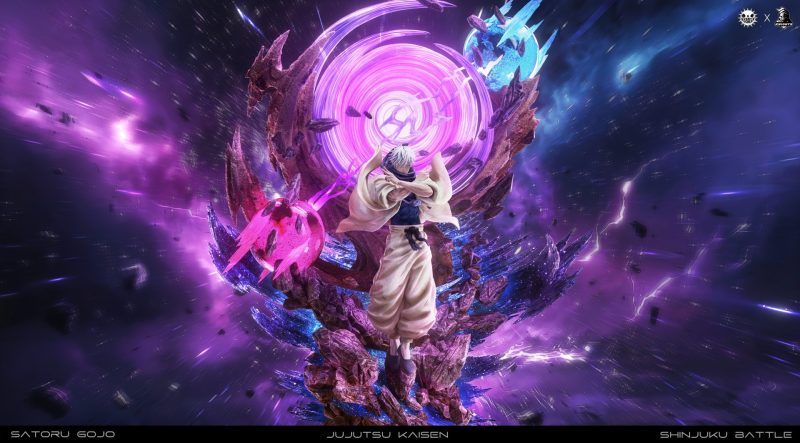 【Pre-order】S01 Gojo Satoru Battle of the Demon Realm Shinjuku Statue Resin 1/6 Scale ZanyJoke Studio & Temple Studio