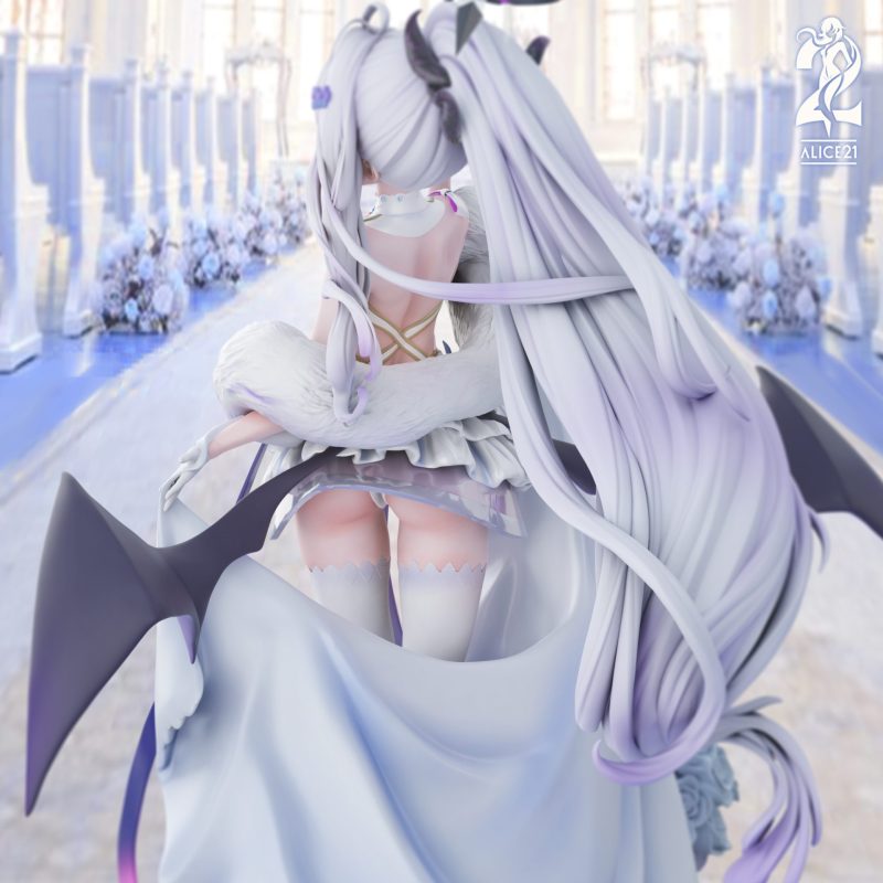 【Pre-order】Blue Archive White Wedding Dress #3 Sorasaki Hina GK Resin Statue 1/6 Scale Alice21 Studio