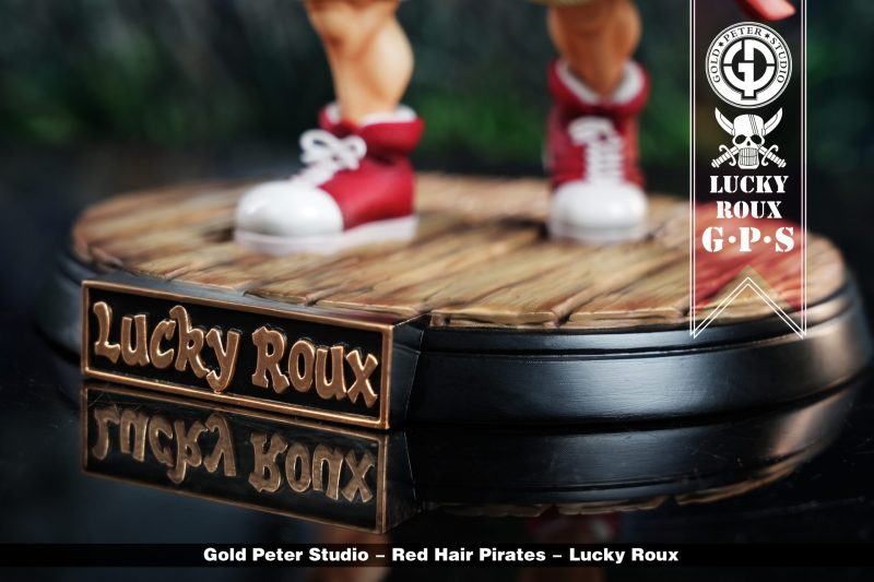【Pre-order】One Piece Red Hair Pirates Lucky Roux GK Resin Statue 1/8 Scale POP Gold Peter Studio