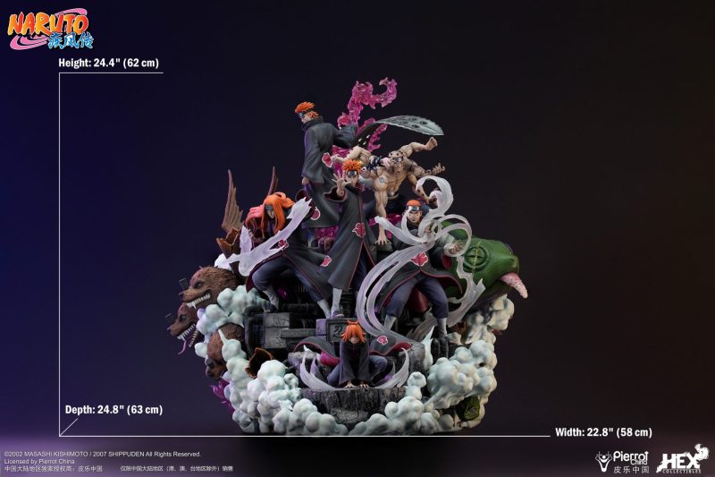 【Pre-order】Naruto Six Paths Of Pain Licensed Statue 1/8 Scale HEX Collectibles Studio