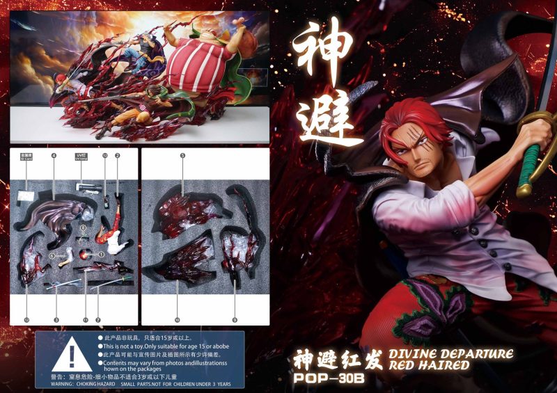 【Pre-order】One Piece Red Hair Pirates GK Resin Statue Jacksdo Studio