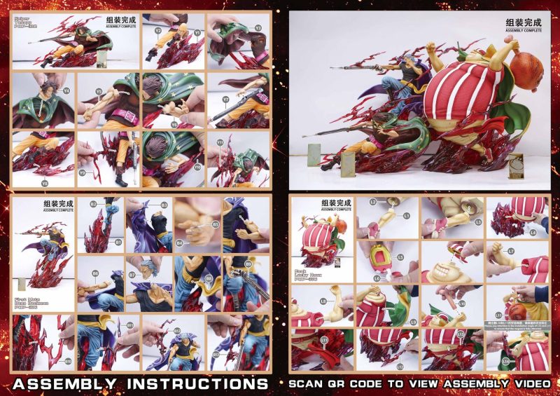 【Pre-order】One Piece Red Hair Pirates GK Resin Statue Jacksdo Studio