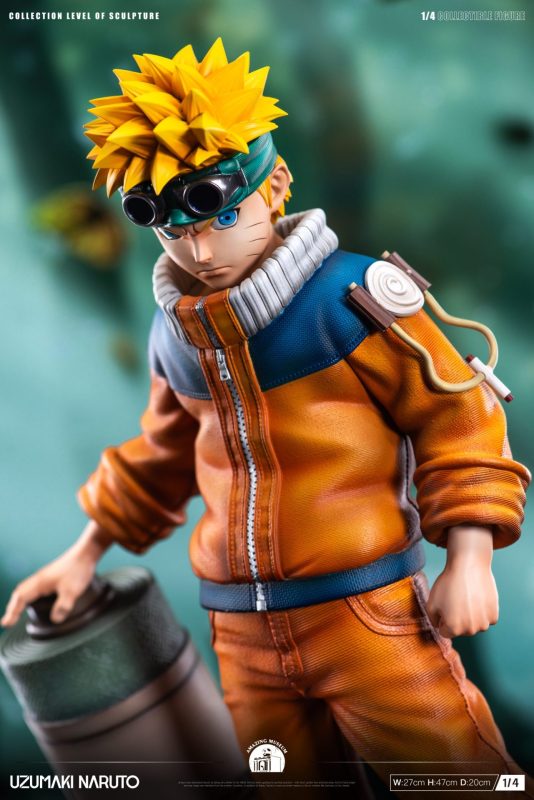 【Pre-order】Childhood Door God Series #1 Uzumaki Naruto GK Resin Statue 1/4 Scale Amazing Museum Studio