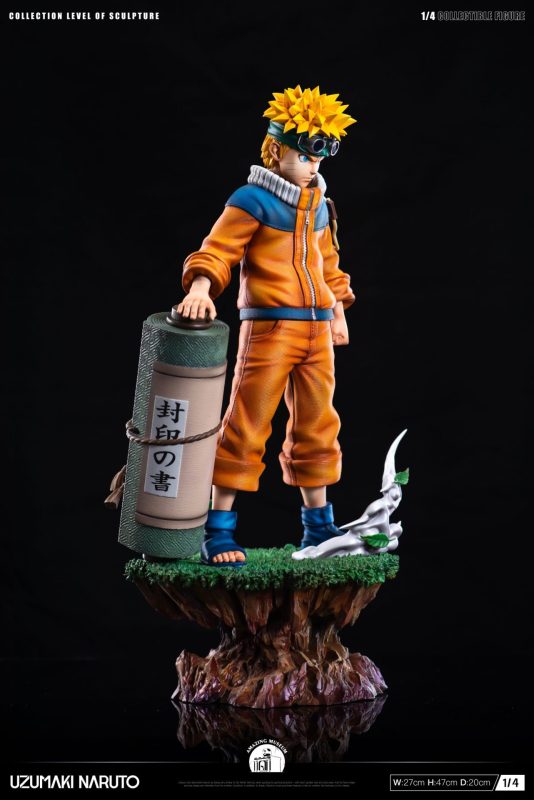 【Pre-order】Childhood Door God Series #1 Uzumaki Naruto GK Resin Statue 1/4 Scale Amazing Museum Studio