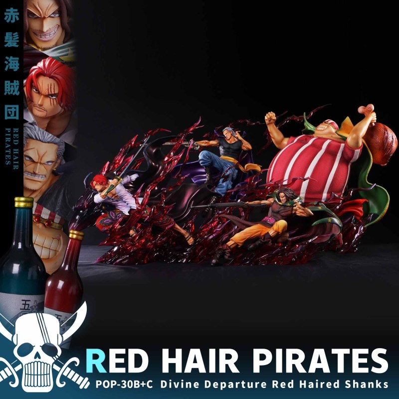 【Pre-order】One Piece Red Hair Pirates GK Resin Statue Jacksdo Studio
