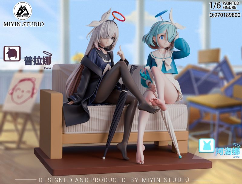 【Pre-order】Blue Archive Plana & Arona GK Resin Statue 1/6 Scale Mi Yin Studio
