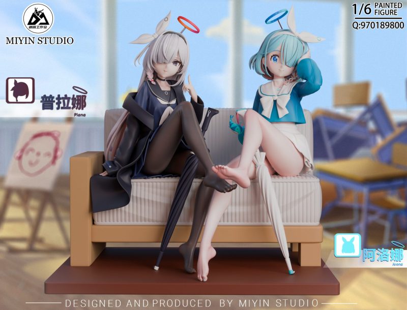【Pre-order】Blue Archive Plana & Arona GK Resin Statue 1/6 Scale Mi Yin Studio