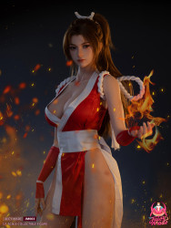 【Pre-order】King of Fighters Shiranui Mai JM003 Resin Statue 1/1 Scale Juicy Made Studio