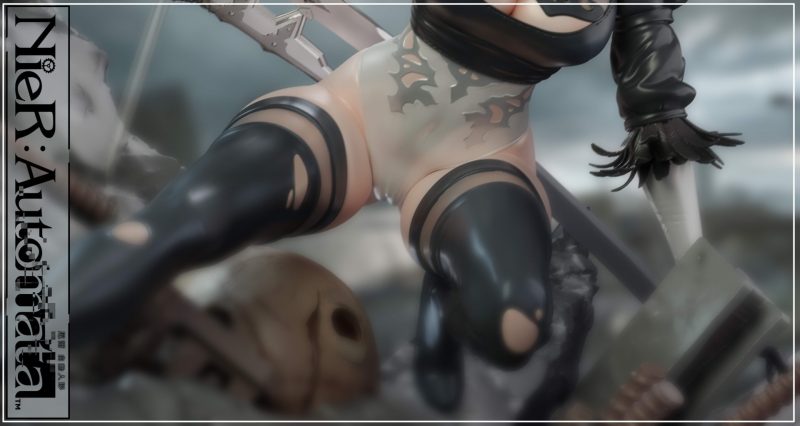 【Pre-order】Nier: Automata 2B Resin Statue 1/4 Scale CROW Studio