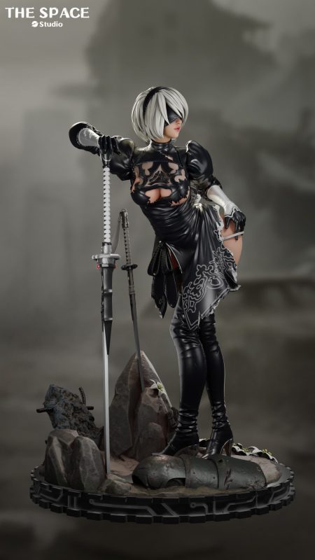 【Pre-order】Nier: Automata 2B Resin Statue 1/6 & 1/4 Scale The Space Studio
