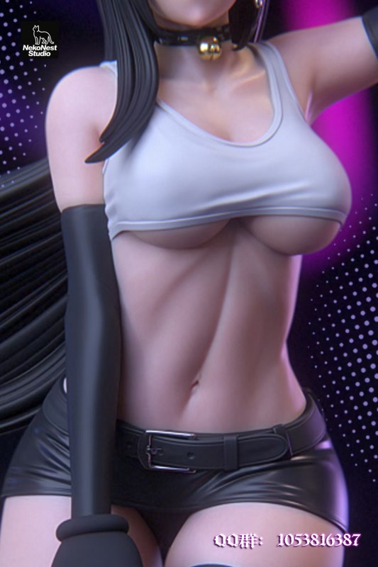 【Pre-order】Tifa Night Cat Girl Resin GK Statue 1/6 Scale NekoNest Studio