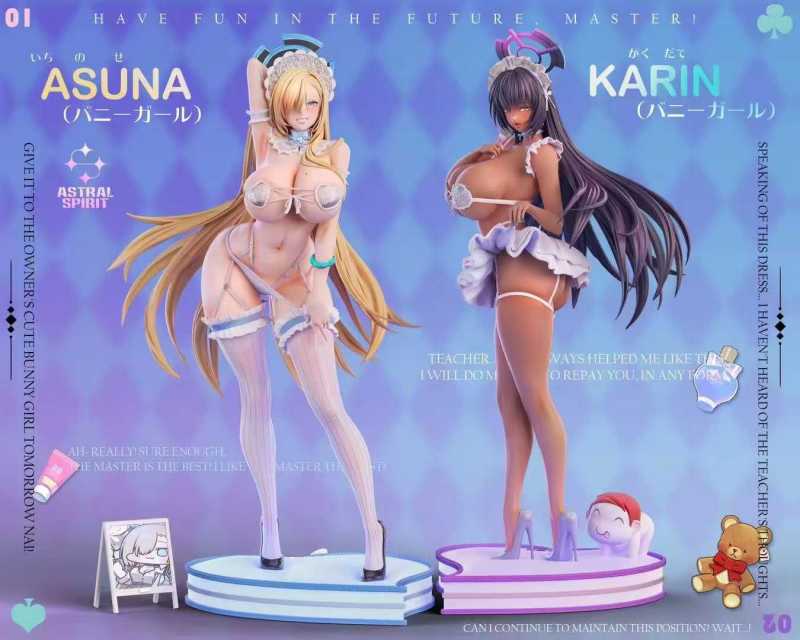 【Pre-order】Blue Archive Asuna & Karin Resin Statue 1/6 & 1/4 Scale AstralSpirit Studio