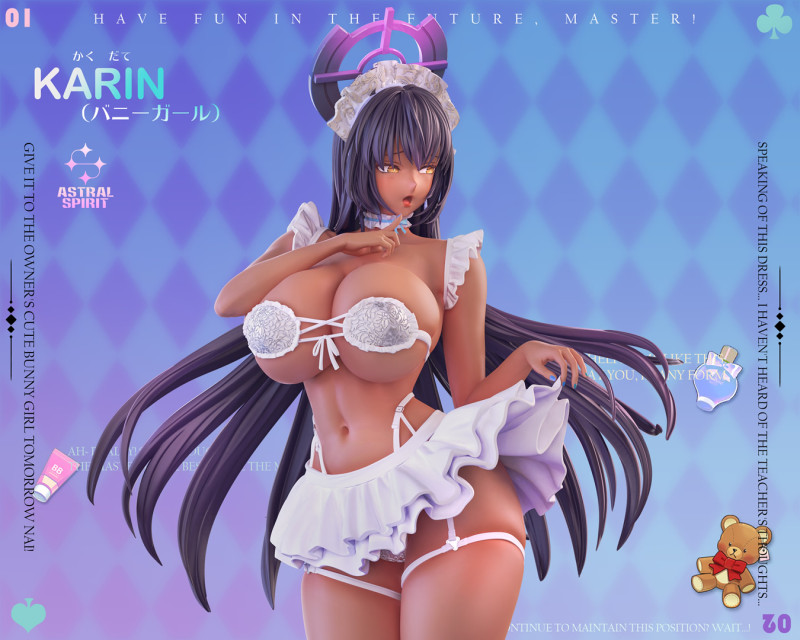 【Pre-order】Blue Archive Asuna & Karin Resin Statue 1/6 & 1/4 Scale AstralSpirit Studio